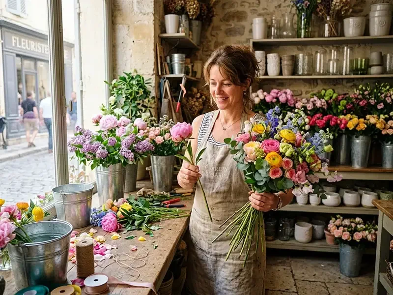 Site web pour fleuriste et commerce de proximité