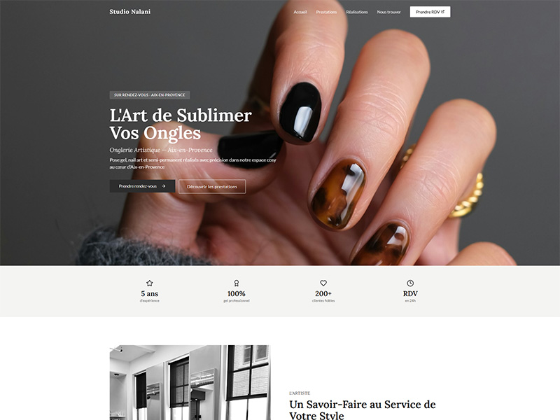 Aperçu template Beauté & Bien-être